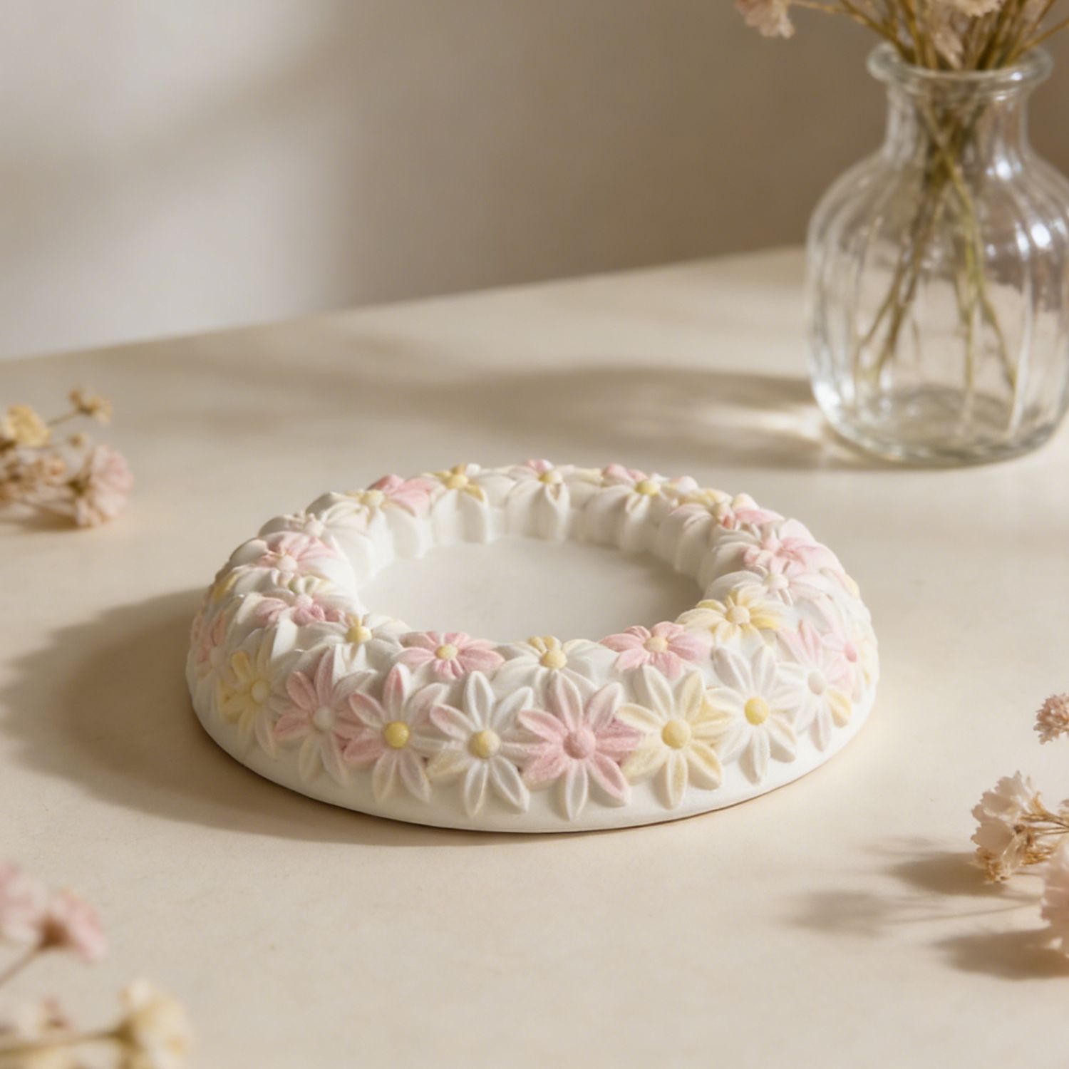 Round Ashtray Mold Round Flora - Resin Craft Workshop recension och pris