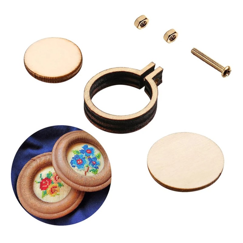 1/3/5pcs Wood Embroidery Hoop  - Wood Ring Blank recension och pris