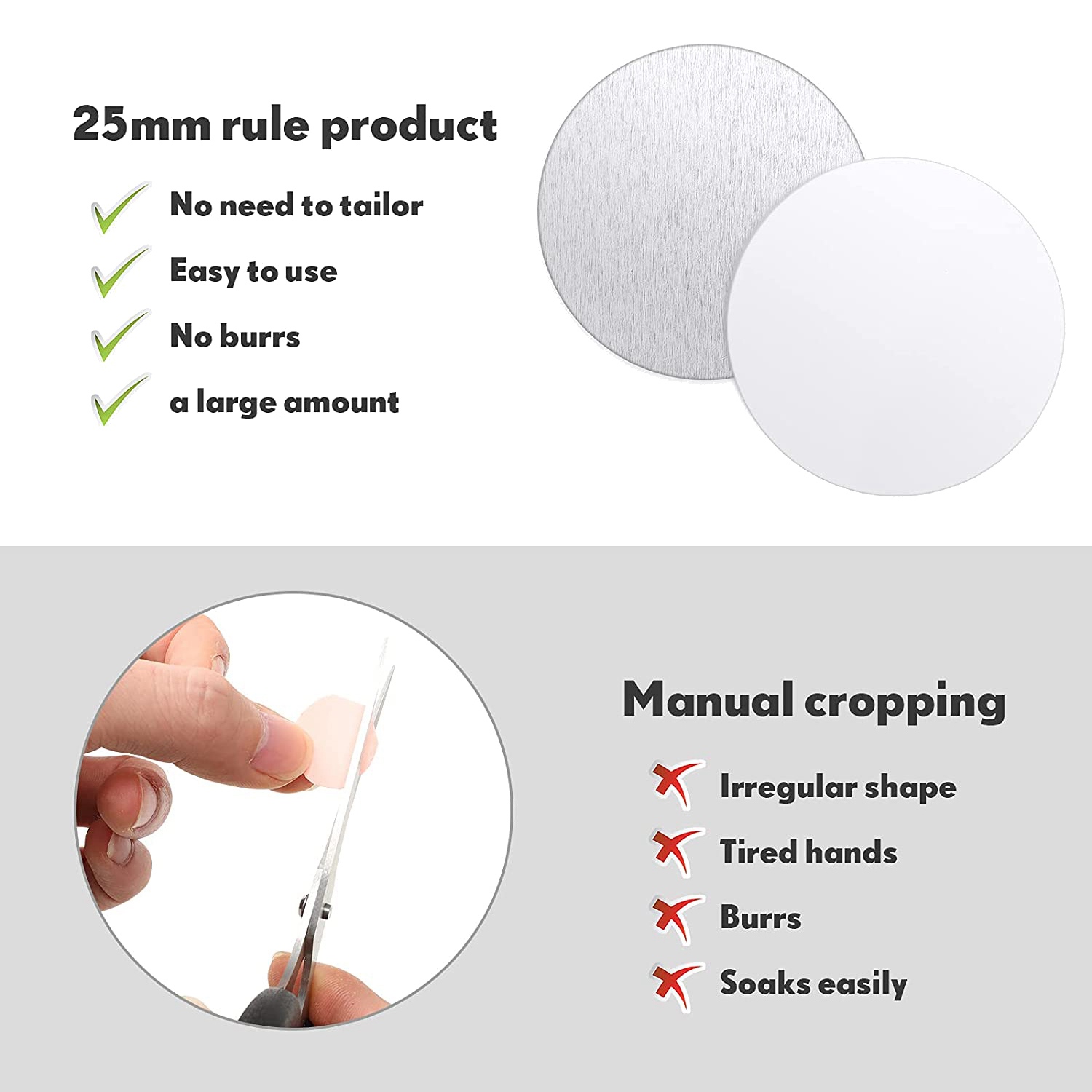 AT35-Sublimation Blank Aluminu - Bezels Set Pendant recension och pris