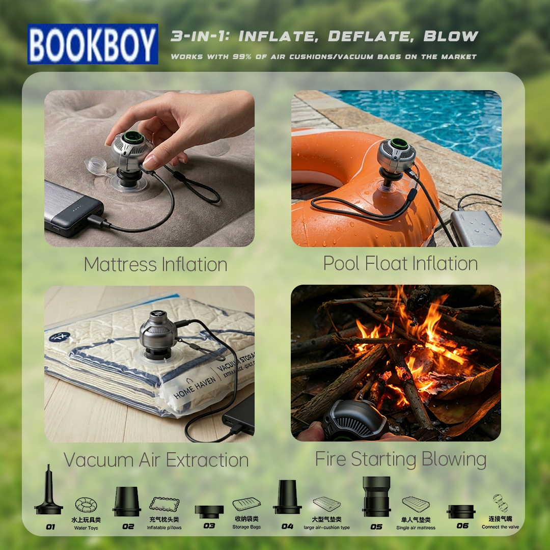 Mini Outdoor Camping Inflator  - Vacuum Chamber Small recension och pris