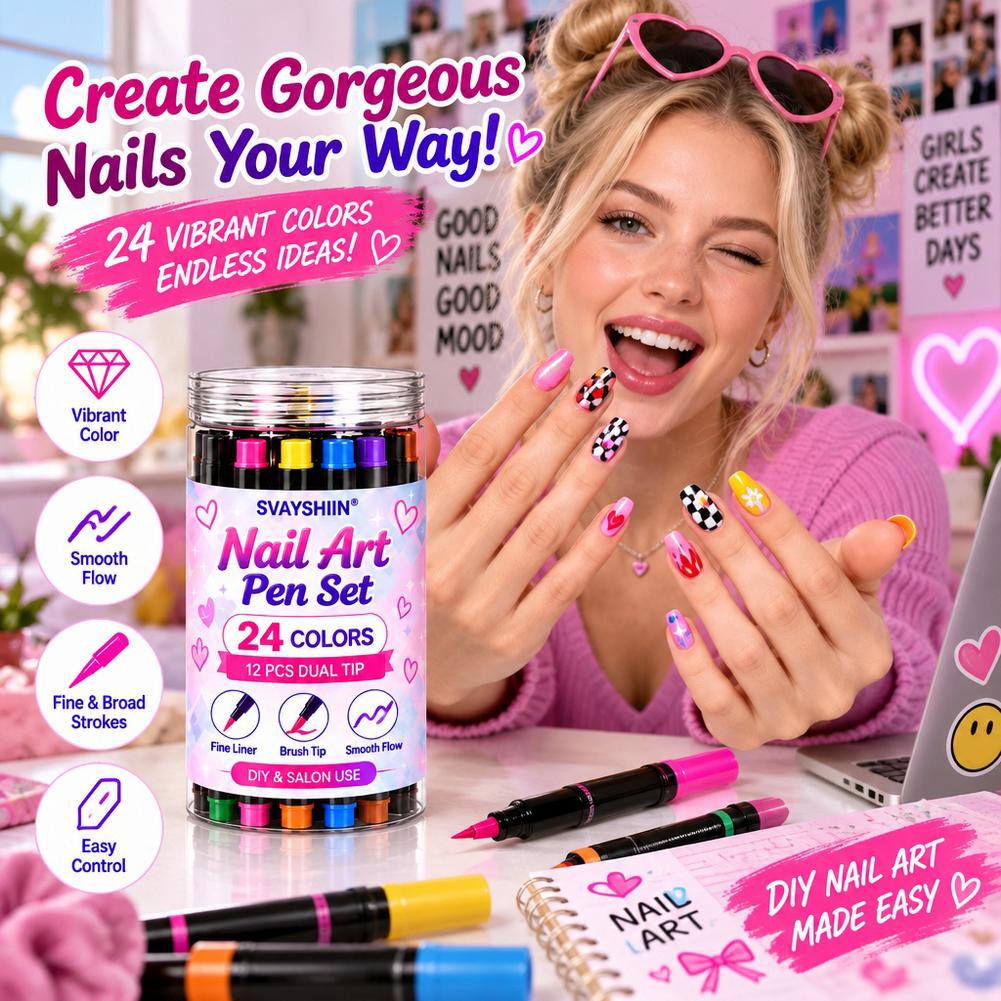 12Pcs Nail Art Painting Pen Du - Copic Marker Sketch recension och pris
