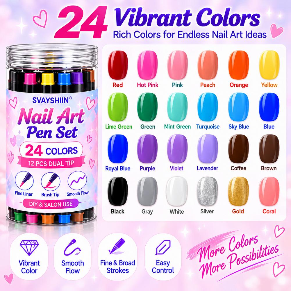 12Pcs Nail Art Painting Pen Du - Copic Marker Sketch recension och pris