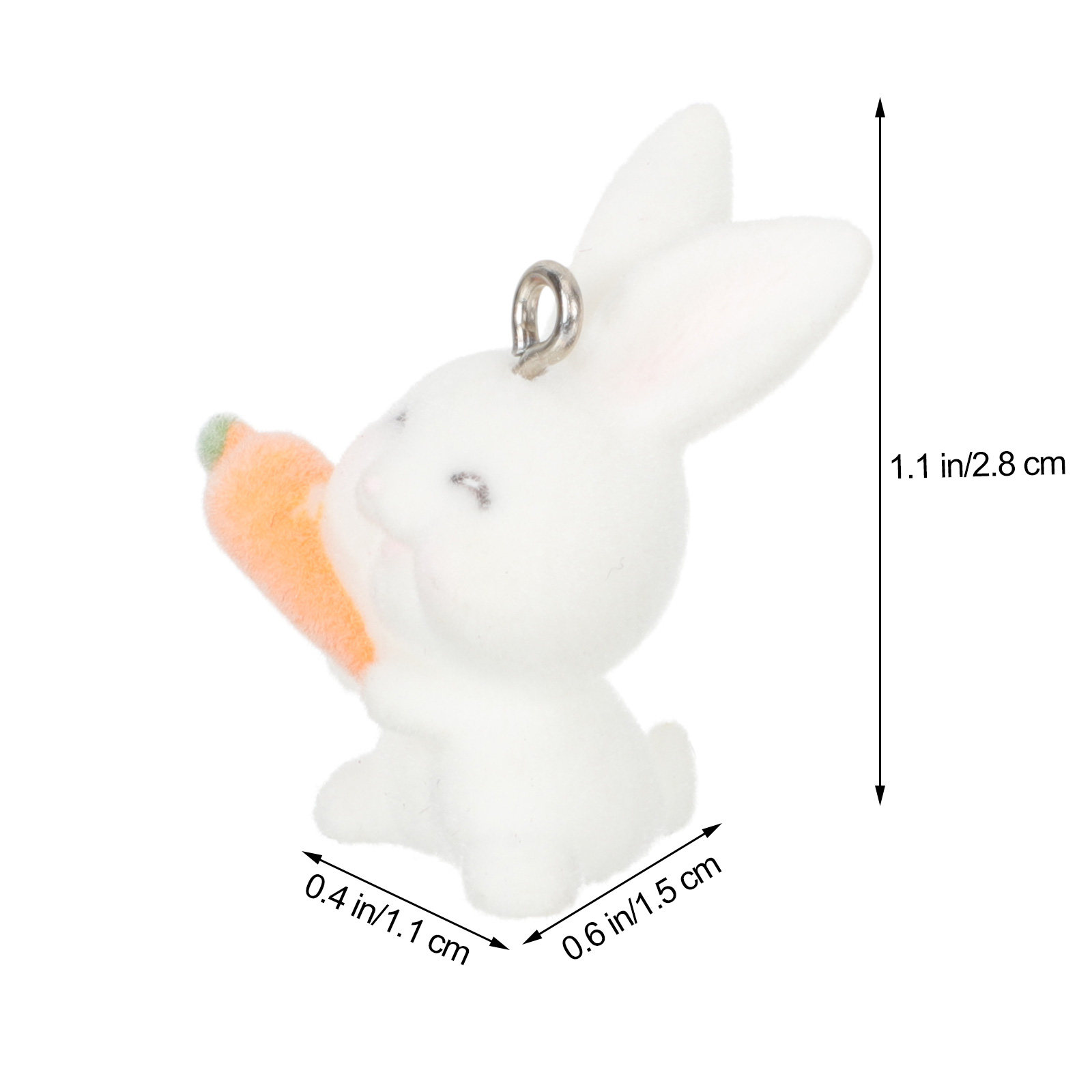10Pcs Resin Rabbit Charm Penda - Crafting Resin recension och pris