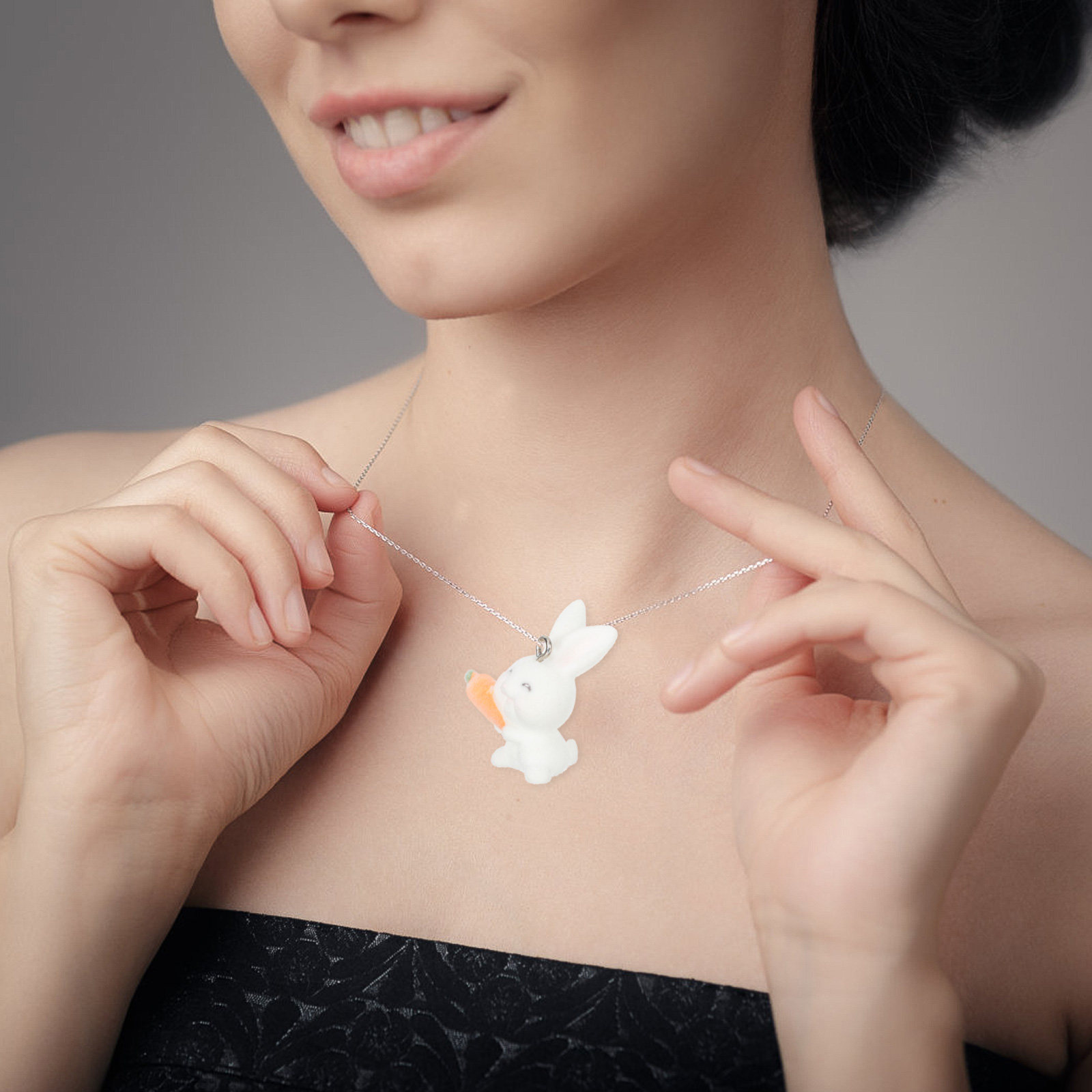 10Pcs Resin Rabbit Charm Penda - Crafting Resin recension och pris