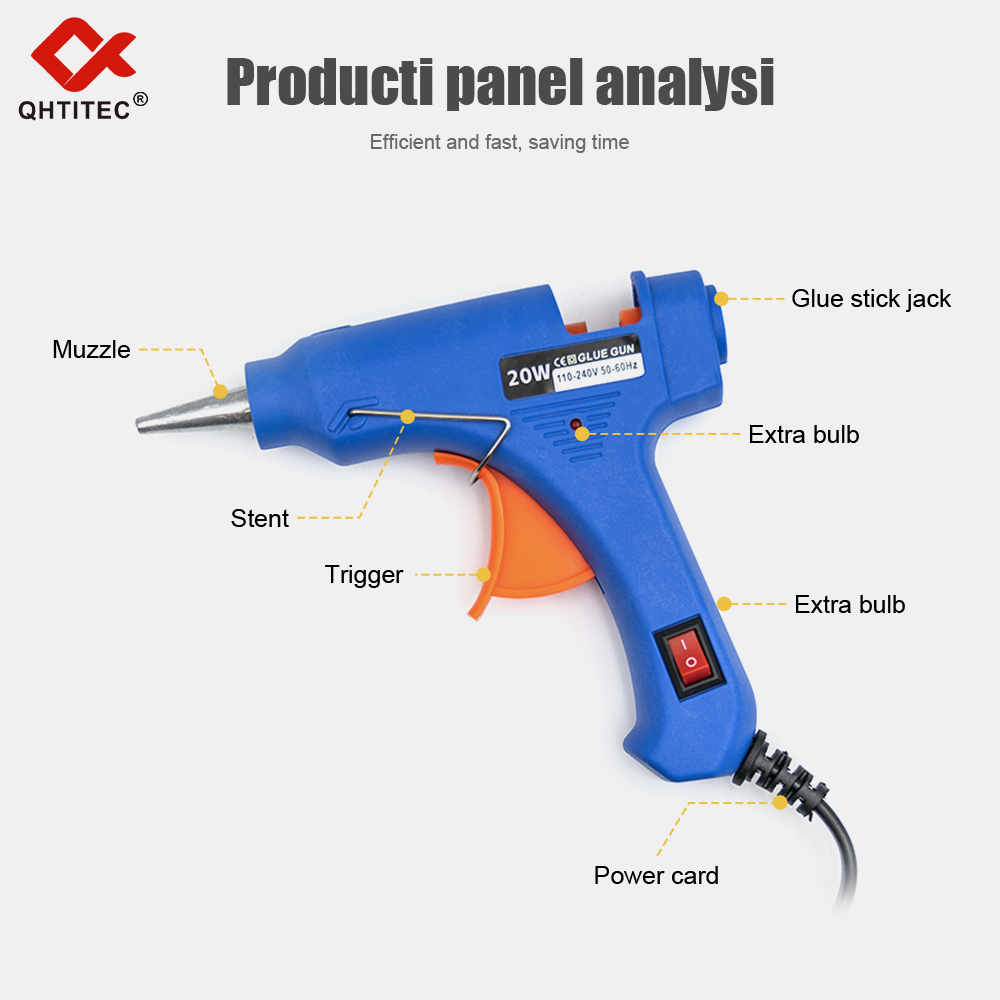 JCD 20W Hot Melt Glue Gun With - Heat Gun Small recension och pris
