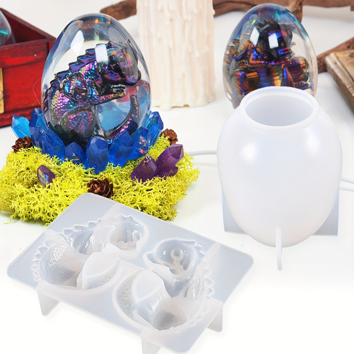 Silicone Dragon Egg Molds, 2-P - Resin Craft Ideas recension och pris