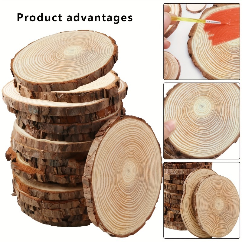 10/15/20pcs 11.94-13.97cm Unfi - Wood Ring Blank recension och pris
