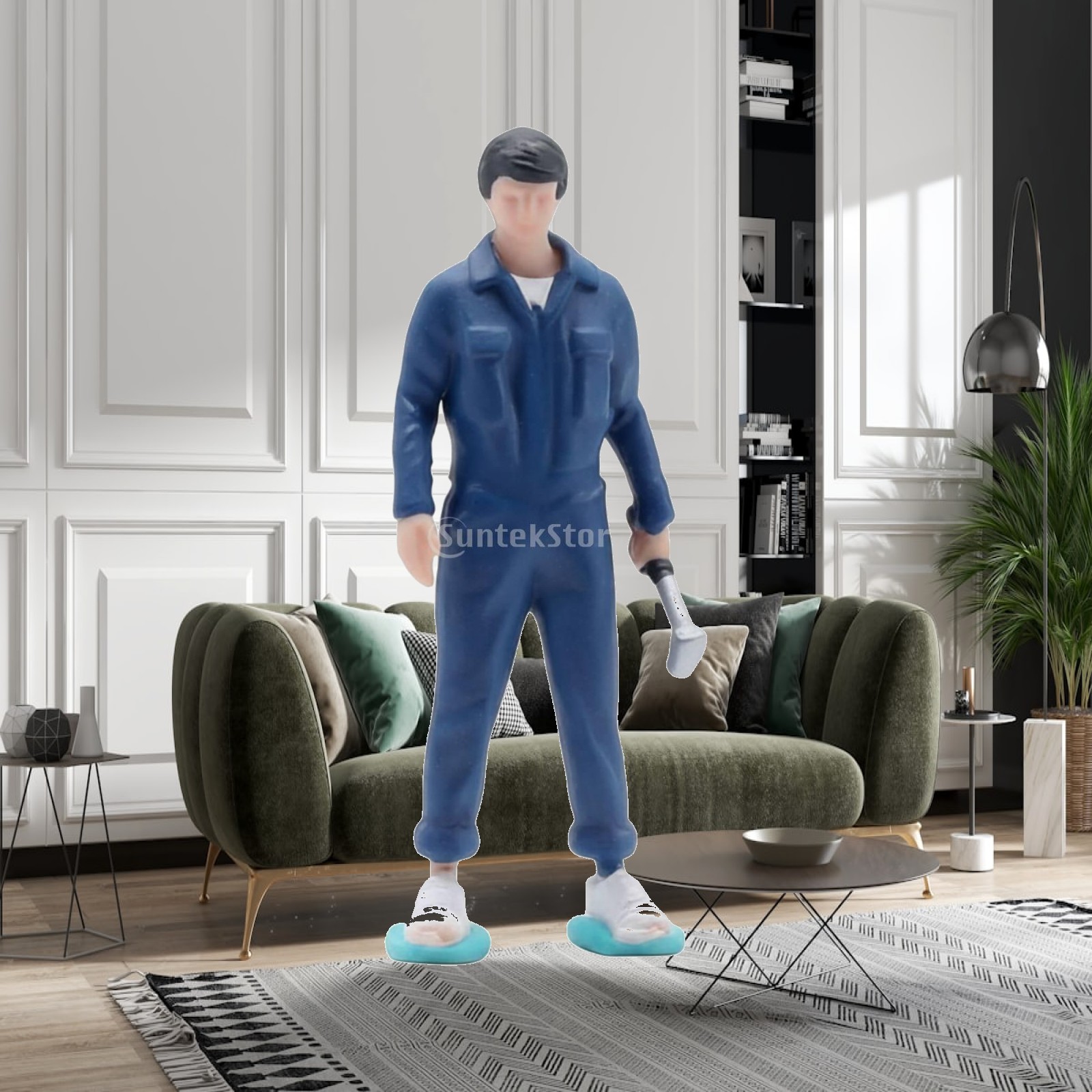 Standing Garage Mechanic Figur - Resin Craft Workshop recension och pris